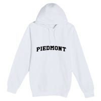 Piedmont Arch Vintage Retro College Athletic Sports Premium Pullover Hoodie