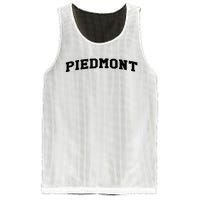 Piedmont Arch Vintage Retro College Athletic Sports Mesh Reversible Basketball Jersey Tank