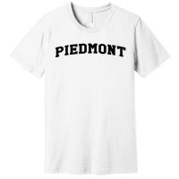 Piedmont Arch Vintage Retro College Athletic Sports Premium T-Shirt