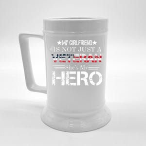 Proud Army Veteran Support My Friend Us Veteran My Hero Gift Beer Stein