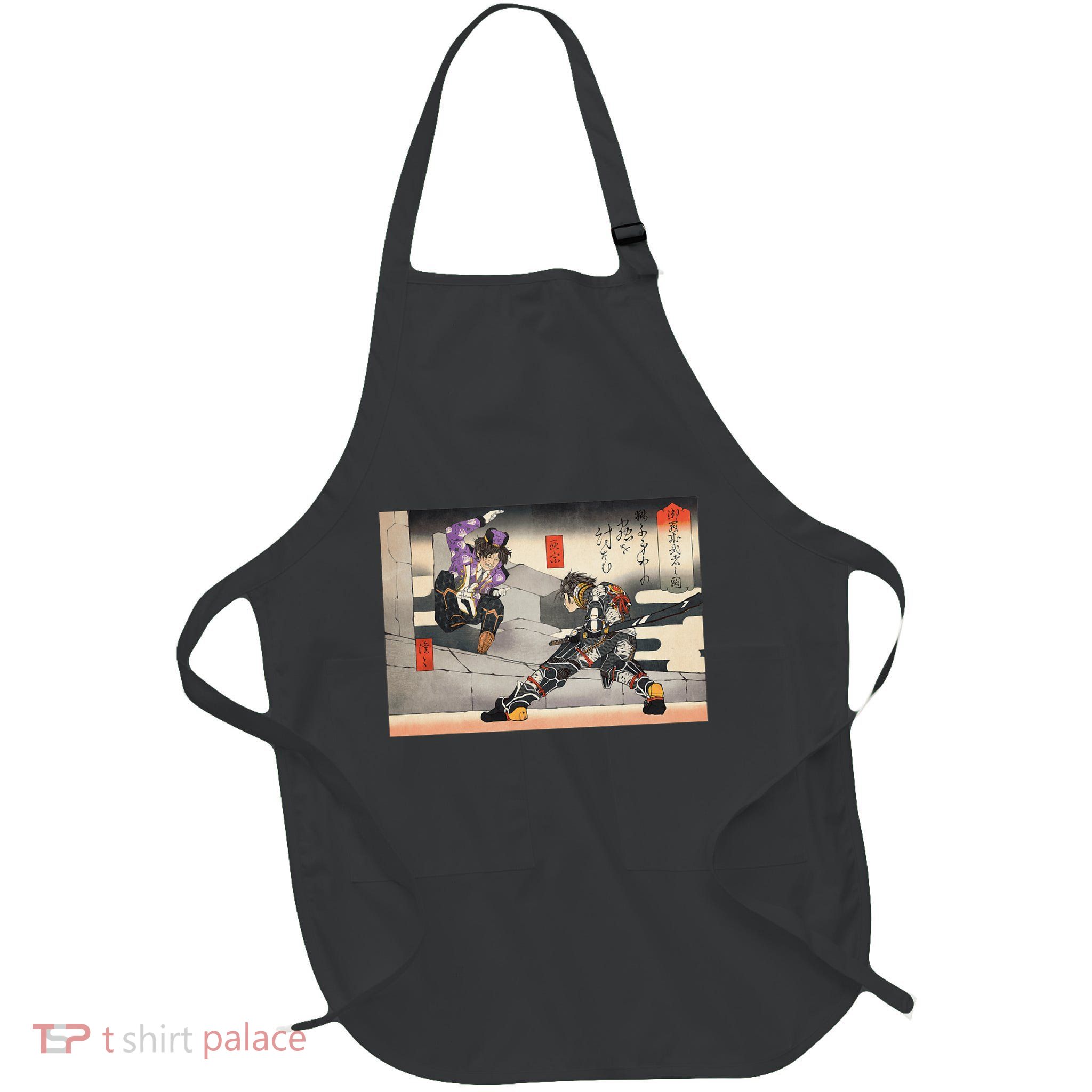 Pso2 Ash Vs. Doudou Ukiyoe Style Apron