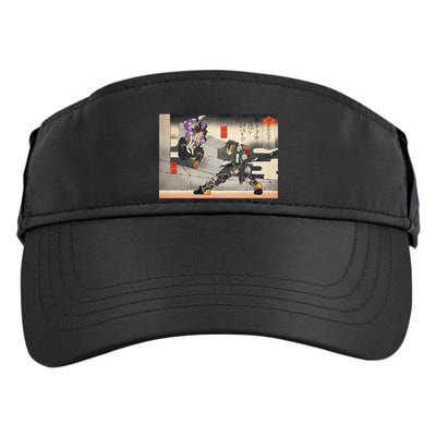 Pso2 Ash Vs. Doudou Ukiyoe Style Adult Drive Performance Visor