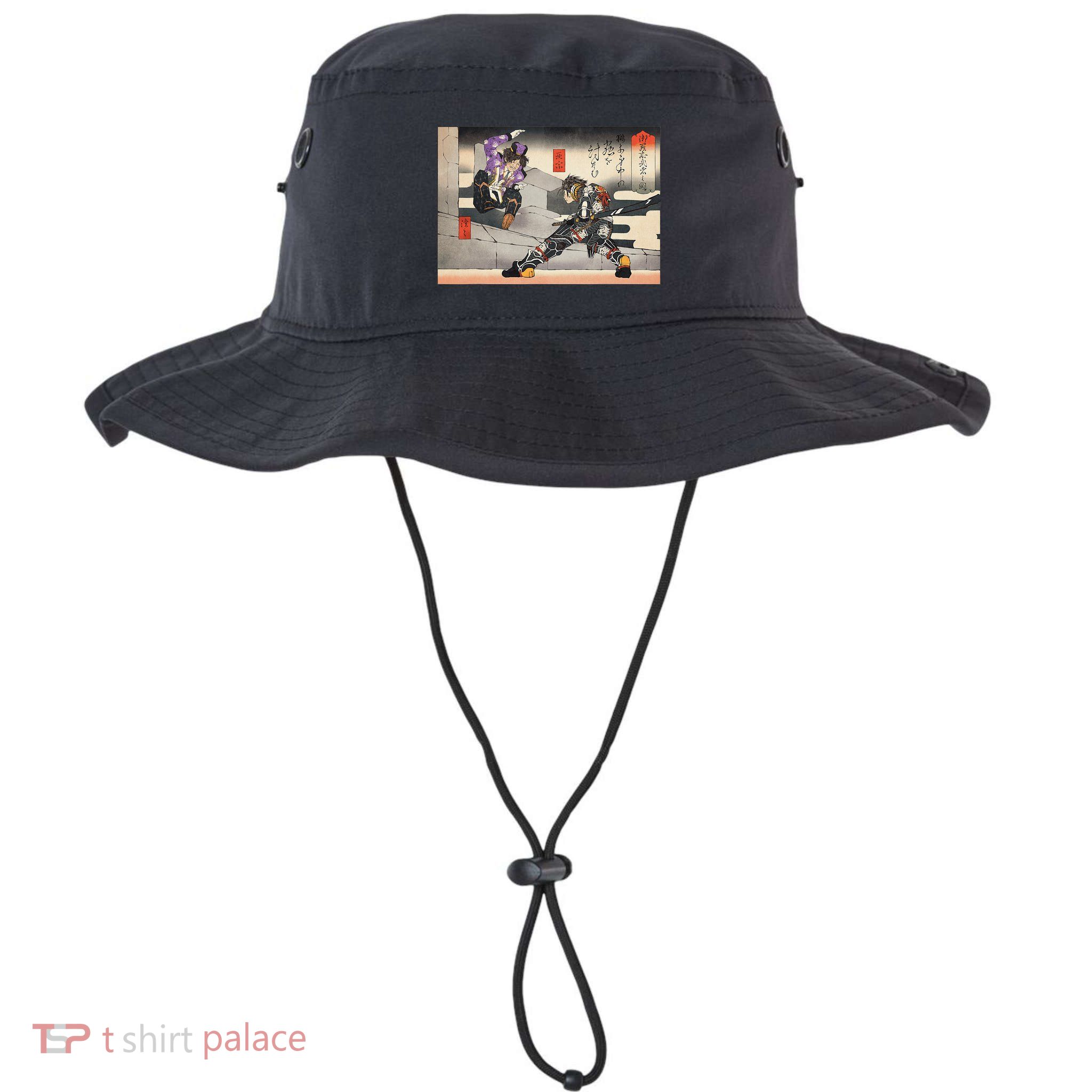 Pso2 Ash Vs. Doudou Ukiyoe Style Bucket Hat