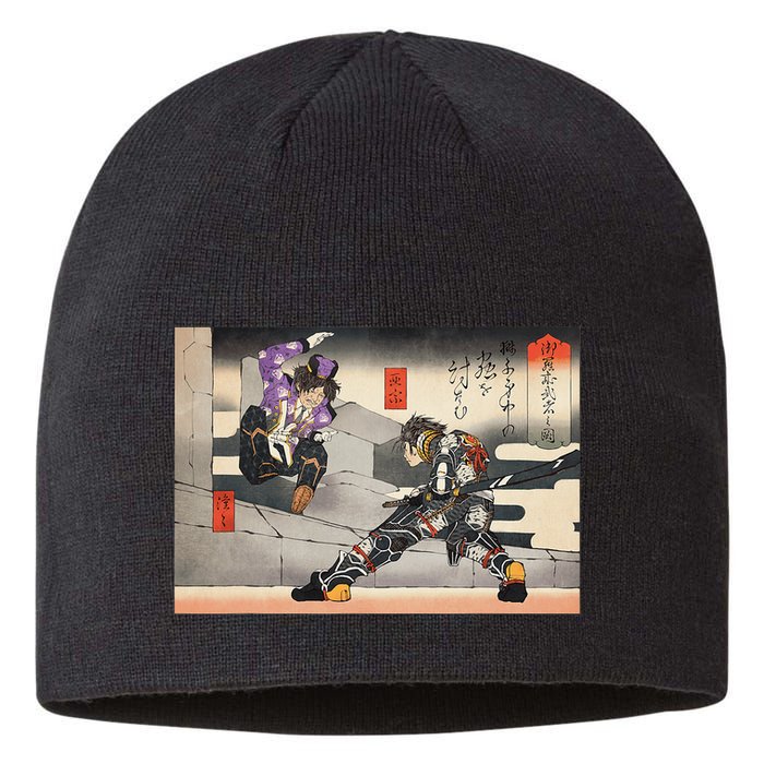 Pso2 Ash Vs. Doudou Ukiyoe Style Sustainable Beanie