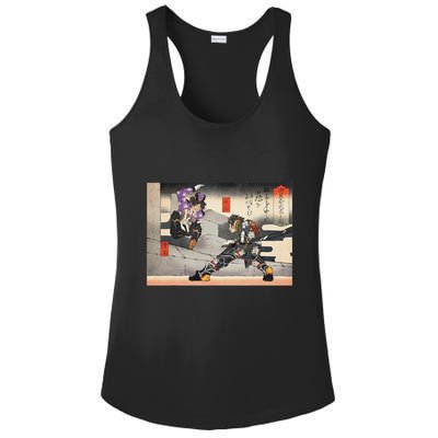Pso2 Ash Vs. Doudou Ukiyoe Style Ladies PosiCharge Competitor Racerback Tank