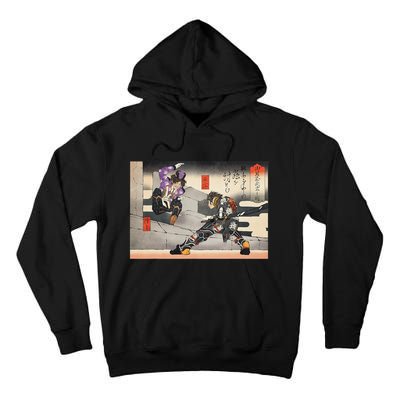 Pso2 Ash Vs. Doudou Ukiyoe Style Tall Hoodie