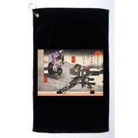 Pso2 Ash Vs. Doudou Ukiyoe Style Golf Towel