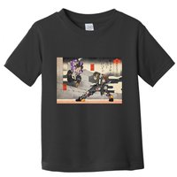 Pso2 Ash Vs. Doudou Ukiyoe Style Toddler T-Shirt
