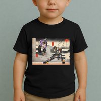 Pso2 Ash Vs. Doudou Ukiyoe Style Toddler T-Shirt