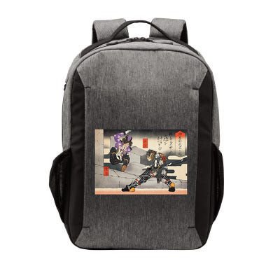 Pso2 Ash Vs. Doudou Ukiyoe Style Vector Backpack