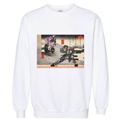 Pso2 Ash Vs. Doudou Ukiyoe Style Garment-Dyed Sweatshirt