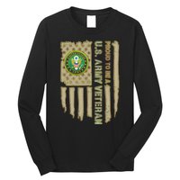 Proud Army Veteran Long Sleeve Shirt