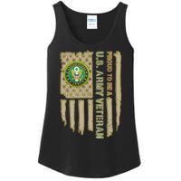 Proud Army Veteran Ladies Essential Tank