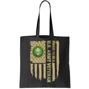 Proud Army Veteran Tote Bag