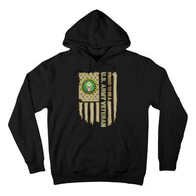 Proud Army Veteran Tall Hoodie