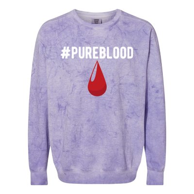 Pureblood Anti Vaccine Colorblast Crewneck Sweatshirt