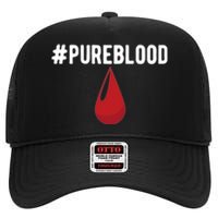 Pureblood Anti Vaccine High Crown Mesh Back Trucker Hat