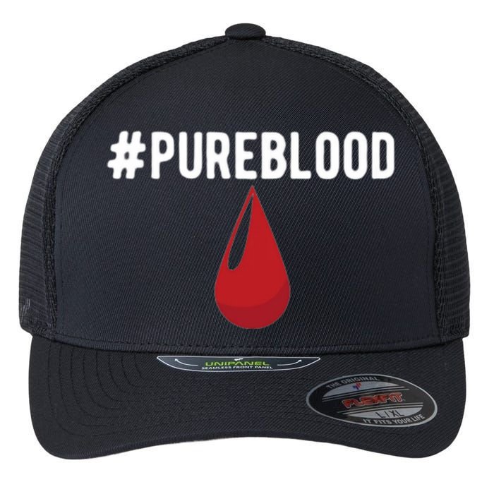 Pureblood Anti Vaccine Flexfit Unipanel Trucker Cap