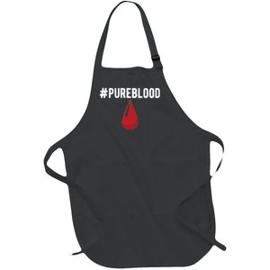 Pureblood Anti Vaccine Full-Length Apron With Pockets