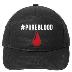 Pureblood Anti Vaccine 7-Panel Snapback Hat