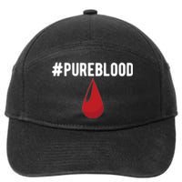 Pureblood Anti Vaccine 7-Panel Snapback Hat