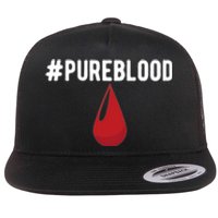 Pureblood Anti Vaccine Flat Bill Trucker Hat