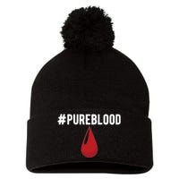 Pureblood Anti Vaccine Pom Pom 12in Knit Beanie