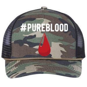 Pureblood Anti Vaccine Retro Rope Trucker Hat Cap