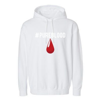 Pureblood Anti Vaccine Garment-Dyed Fleece Hoodie