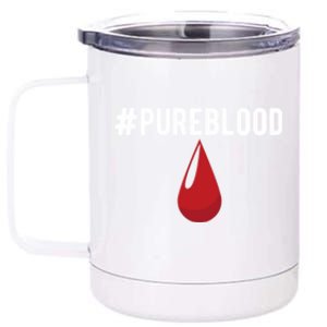 Pureblood Anti Vaccine 12 oz Stainless Steel Tumbler Cup