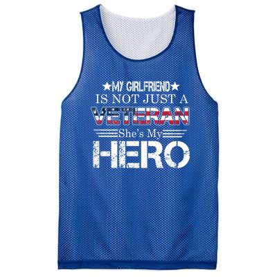 Proud Army Veteran Support My Friend Us Veteran My Hero Cool Gift Mesh Reversible Basketball Jersey Tank