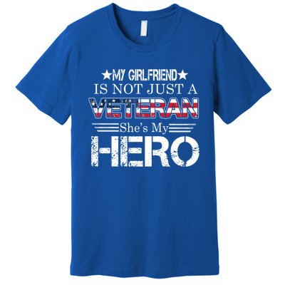 Proud Army Veteran Support My Friend Us Veteran My Hero Cool Gift Premium T-Shirt