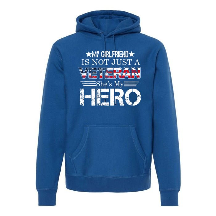 Proud Army Veteran Support My Friend Us Veteran My Hero Cool Gift Premium Hoodie