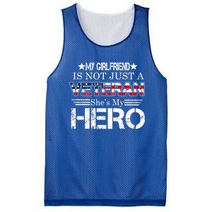 Proud Army Veteran Support My Friend Us Veteran My Hero Cool Gift Mesh Reversible Basketball Jersey Tank