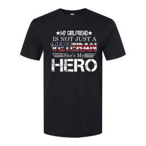 Proud Army Veteran Support My Friend Us Veteran My Hero Cool Gift Softstyle CVC T-Shirt