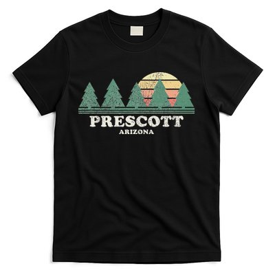 Prescott Az Vintage Throwback Retro 70s Design T-Shirt