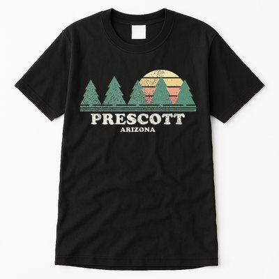 Prescott Az Vintage Throwback Retro 70s Design Tall T-Shirt