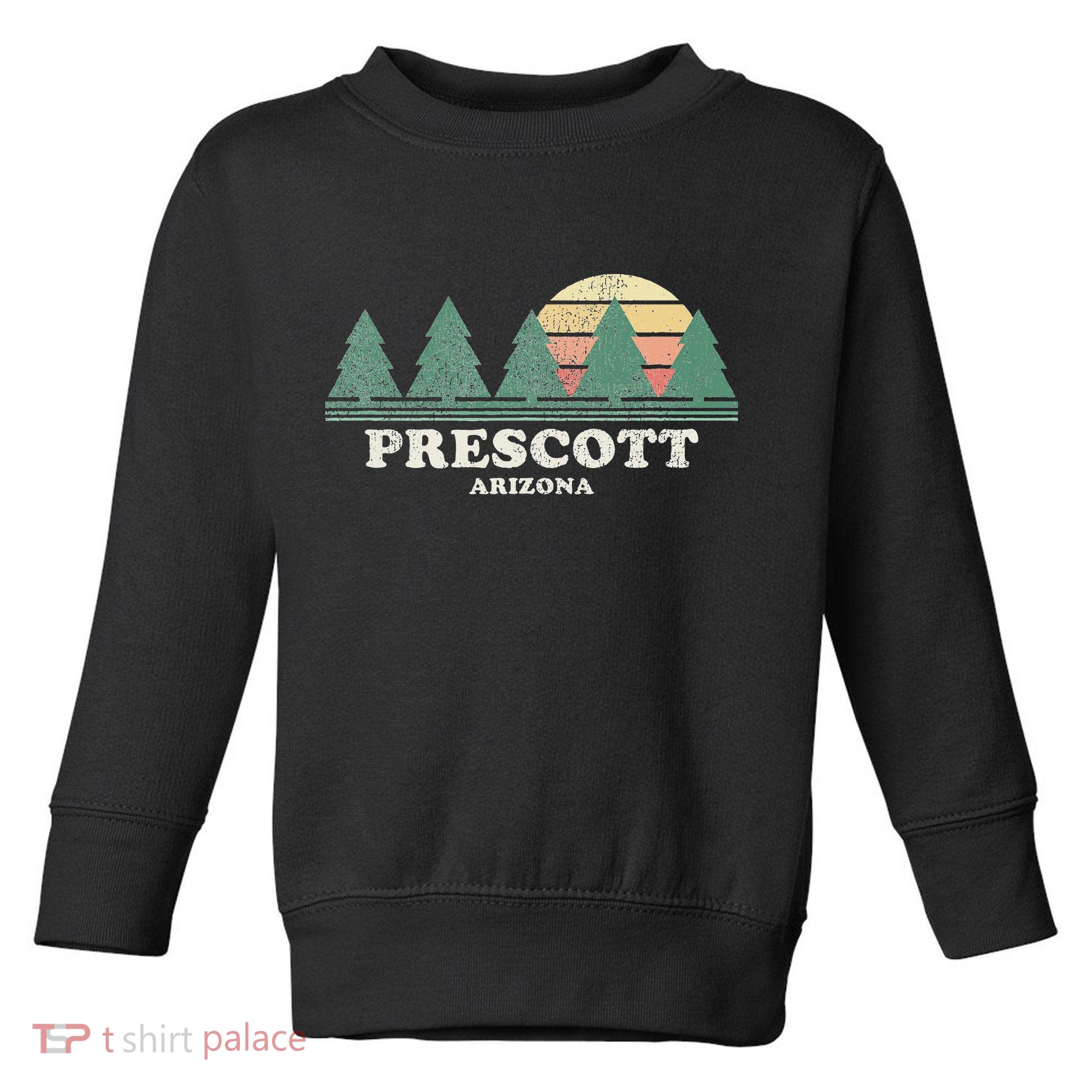 Prescott Az Vintage Throwback Retro 70s Design Toddler Sweatshirt