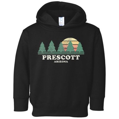 Prescott Az Vintage Throwback Retro 70s Design Toddler Hoodie