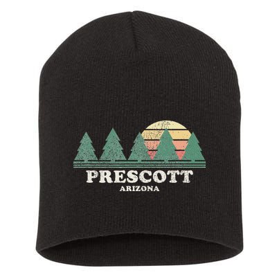 Prescott Az Vintage Throwback Retro 70s Design Short Acrylic Beanie