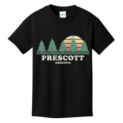 Prescott Az Vintage Throwback Retro 70s Design Kids T-Shirt