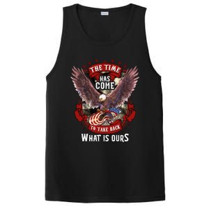 Proud American Vet Take Our Country Back Usa Flag Freedom Gift PosiCharge Competitor Tank