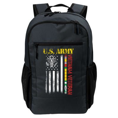 Proud Army Vietnam Veteran American Flag Daily Commute Backpack