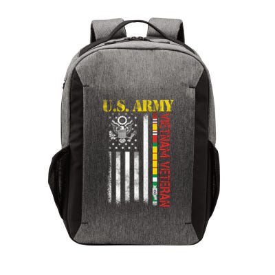 Proud Army Vietnam Veteran American Flag Vector Backpack