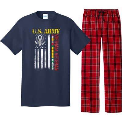 Proud Army Vietnam Veteran American Flag Pajama Set