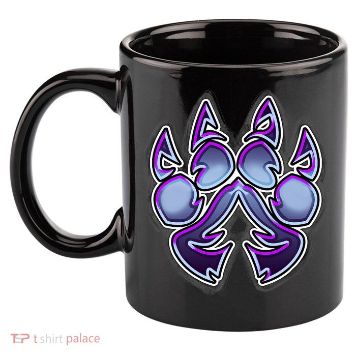 Paw Print 11oz C Handle Ceramic Mug