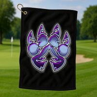 Paw Print Golf Towel