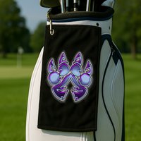 Paw Print Golf Towel