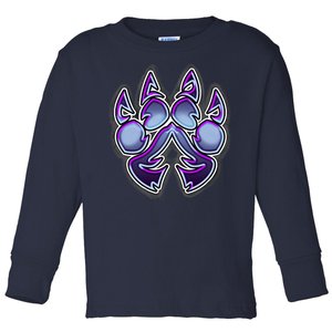 Paw Print Toddler Long Sleeve Shirt