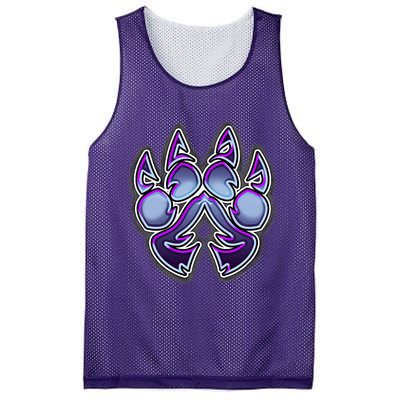 Paw Print Mesh Reversible Basketball Jersey Tank
